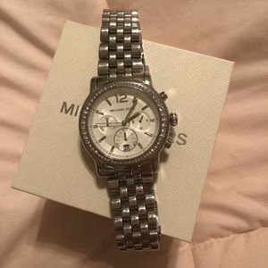 Authentic Women’s Michael Kors Silver Watch